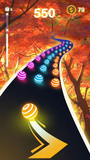 ダンシングロード: 音ボールゲー! screenshot