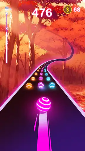 ダンシングロード: 音ボールゲー! screenshot