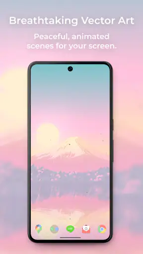 チル壁紙 – ライブ＆天気連動 screenshot