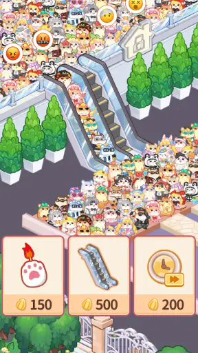 ハムハム商店街: かわいい放置タイクーンゲーム screenshot
