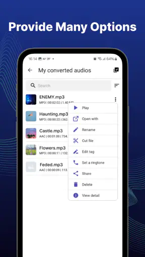 ビデオ MP3 コンバーター screenshot