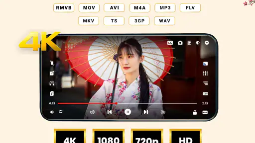 ビデオプレーヤー - あらゆるビデオを再生 screenshot