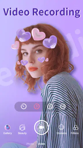 ビューティーカメラ-セルフィー、ステッカー screenshot