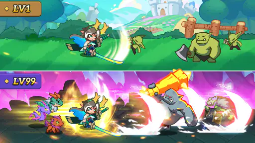モンスタースレイヤー：放置RPGゲーム screenshot