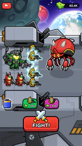 ロボット合体：地球防衛戦 screenshot