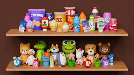 商品整理ゲーム:3Dパズル screenshot