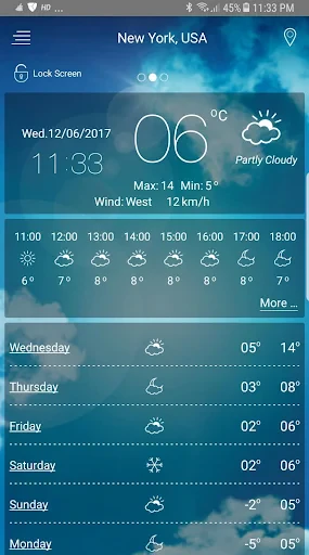 天気予報 screenshot