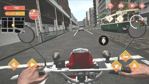 日本郵便配達バイクシミュレーター長崎編 screenshot