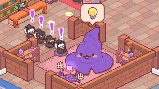 猫の魔法学校：神秘的でかわいいタイクーン screenshot