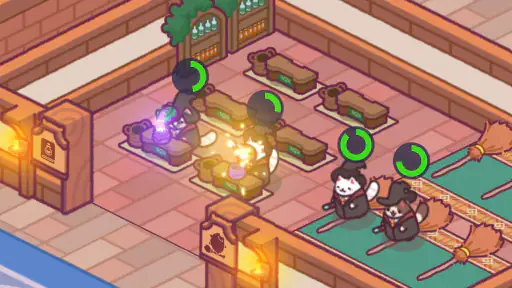 猫の魔法学校：神秘的でかわいいタイクーン screenshot