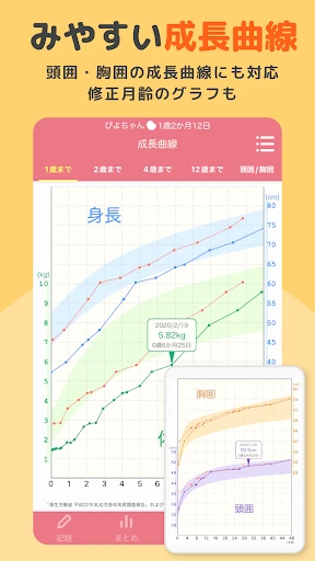 育児記録 -ぴよログ- 夫婦で子育ての記録を共有できるアプリ screenshot