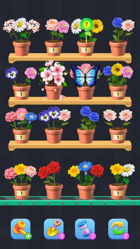 花マッチ - Blossom Sort · 3 マッチパズル screenshot