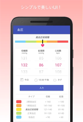 血圧記録計&高血圧管理 screenshot