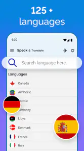 言語を話したり翻訳したり screenshot
