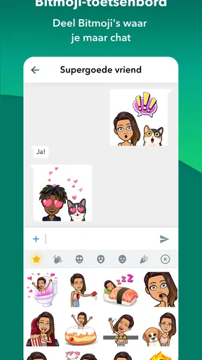 Bitmoji screenshot