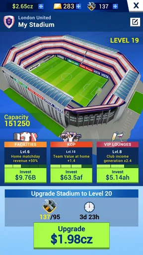 Idle Eleven Football tycoon screenshot