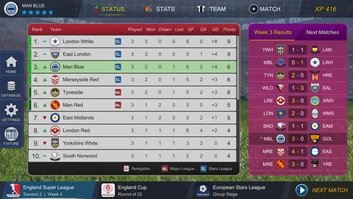 Pro League Soccer screenshot