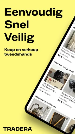 Tradera - tweedehands kopen screenshot