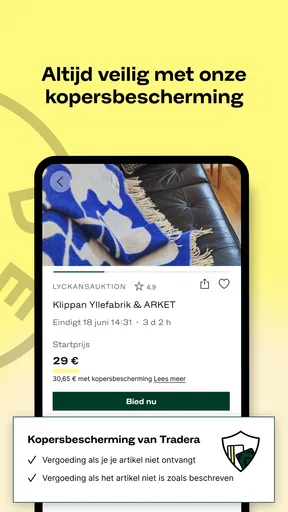 Tradera - tweedehands kopen screenshot