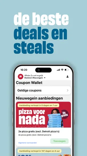 Domino's Pizza Nederland screenshot