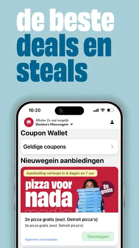 Domino's Pizza Nederland screenshot