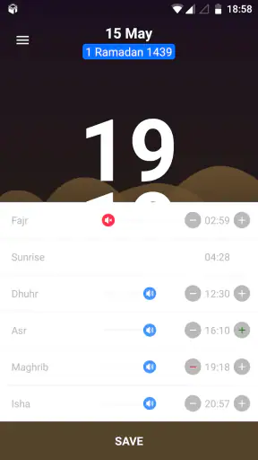 1Muslim: Gebedstijden, Azan screenshot