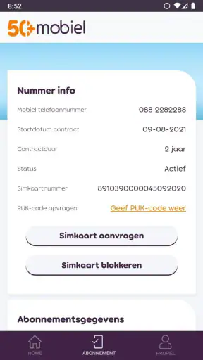 50+ mobiel screenshot