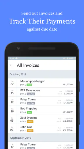 Accounting Bookkeeping screenshot