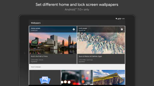 Achtergronden screenshot