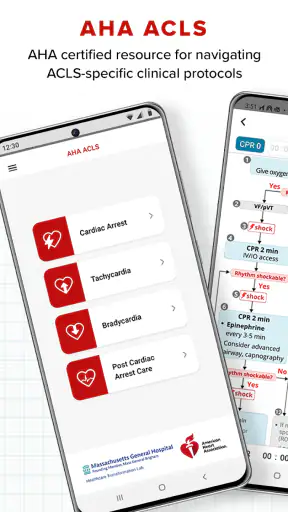AHA ACLS screenshot