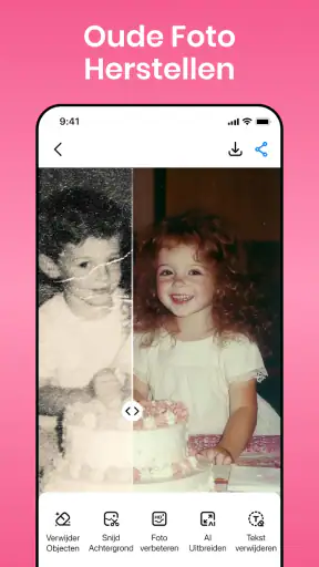 AI-Foto-Editor, Verwijderen screenshot