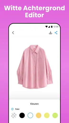 AI-Foto-Editor, Verwijderen screenshot