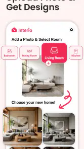 AI Interior Design - Interio screenshot