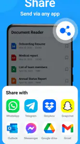Alle documenten lezer: PDF,DOC screenshot