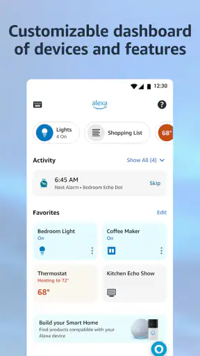 Amazon Alexa screenshot