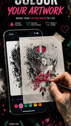 AR Draw&amp;Trace Tattoo screenshot