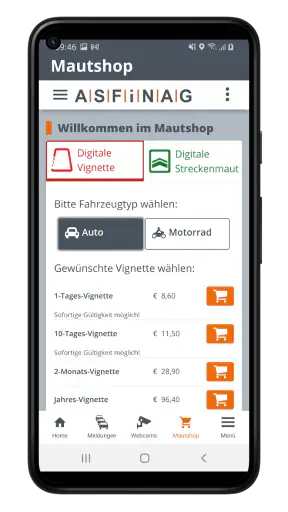 ASFINAG screenshot