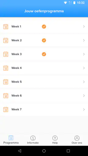 AudioFysio Lage Rugpijn App screenshot