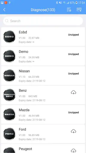 Autel MaxiAP200 screenshot