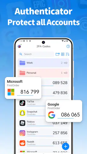 Authenticator App · 2FA screenshot