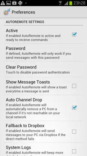 AutoRemote screenshot