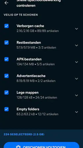 Avast Cleanup: opschonen screenshot