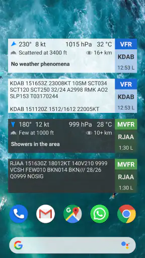 Avia Weather - METAR & TAF screenshot