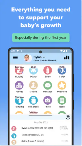 Baby Connect (je babyjournaal) screenshot