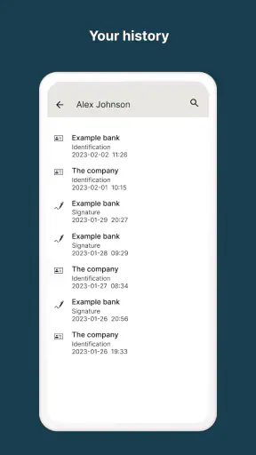 BankID security app screenshot