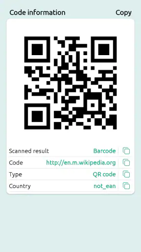 Barcodescanner screenshot