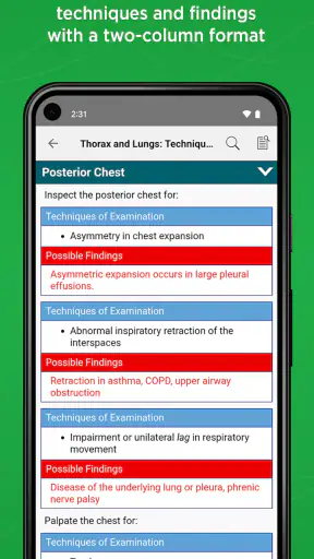 Bates' Physical Examination screenshot