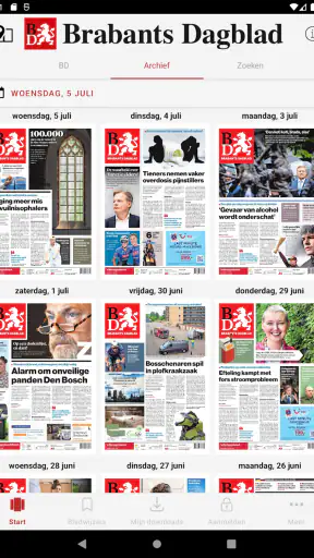 BD - Digitale krant screenshot