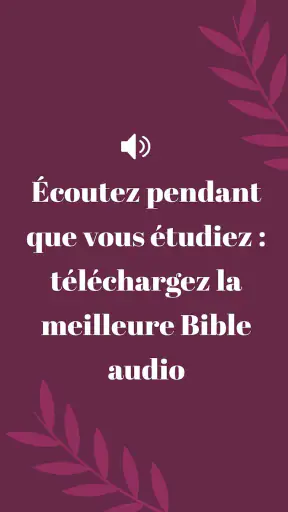 Bible Louis Segond avec audio screenshot