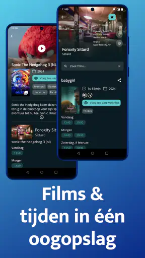 Bioscoopagenda screenshot